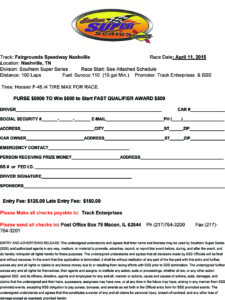 SSS Entry Form